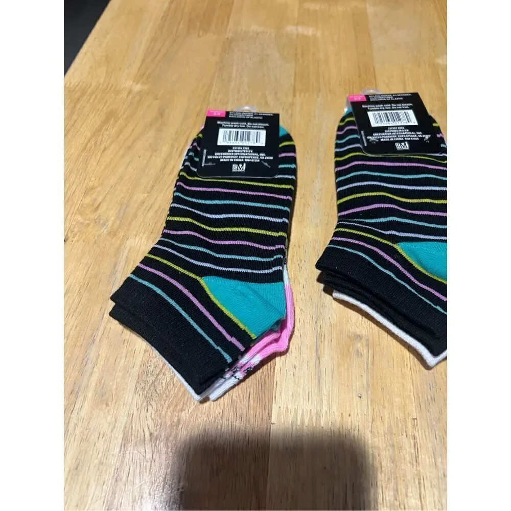 Beverly Hills Polo Club Drinks & Polka Dot Woman’s Fashion Socks NEW Size 5-9